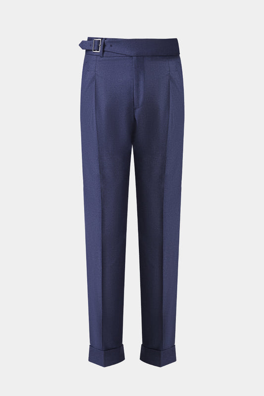 The Admiral Navy Flannel Trousers
