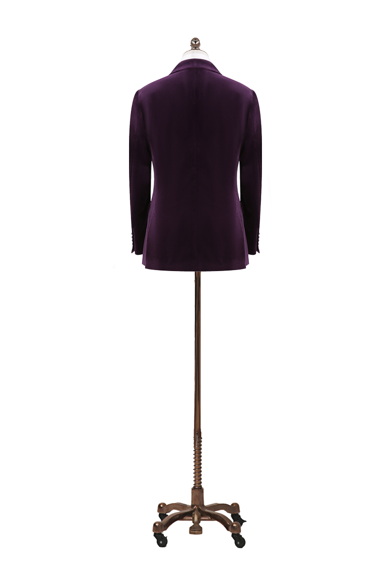 The Royal Orchid Velvet Jacket | Purple Velvet Tuxedo