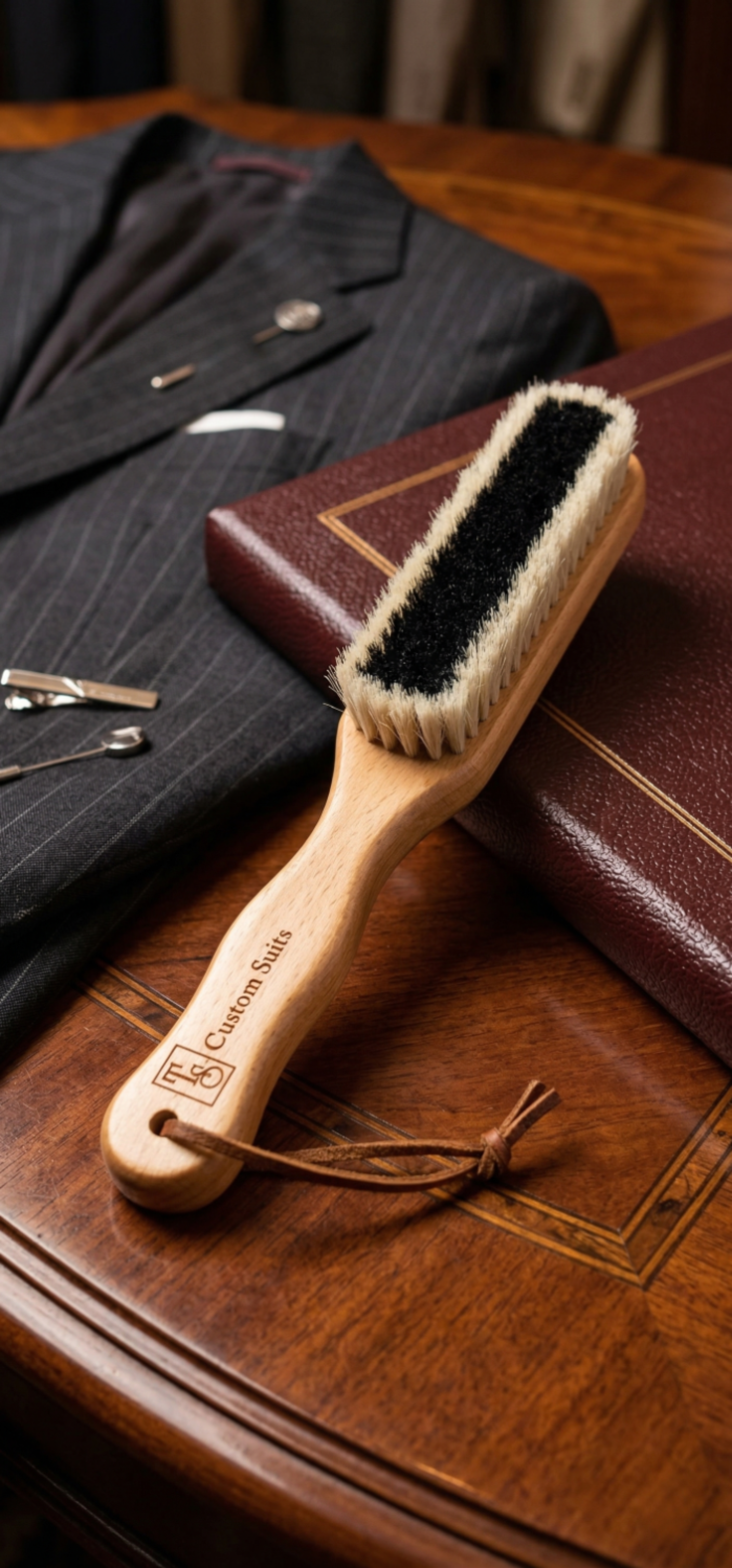 The Sovereign Boar Hair Suit Brush
