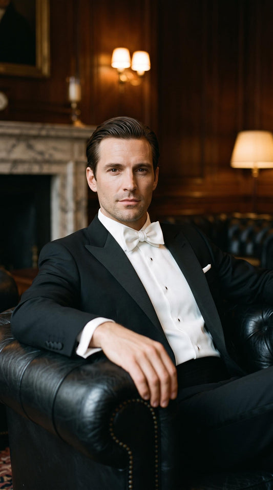 The Ambassador Silk Bow Tie | White Self-Tie Bow Tie
